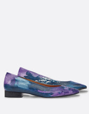 Blue Sky Hand-Painted Ballerinas