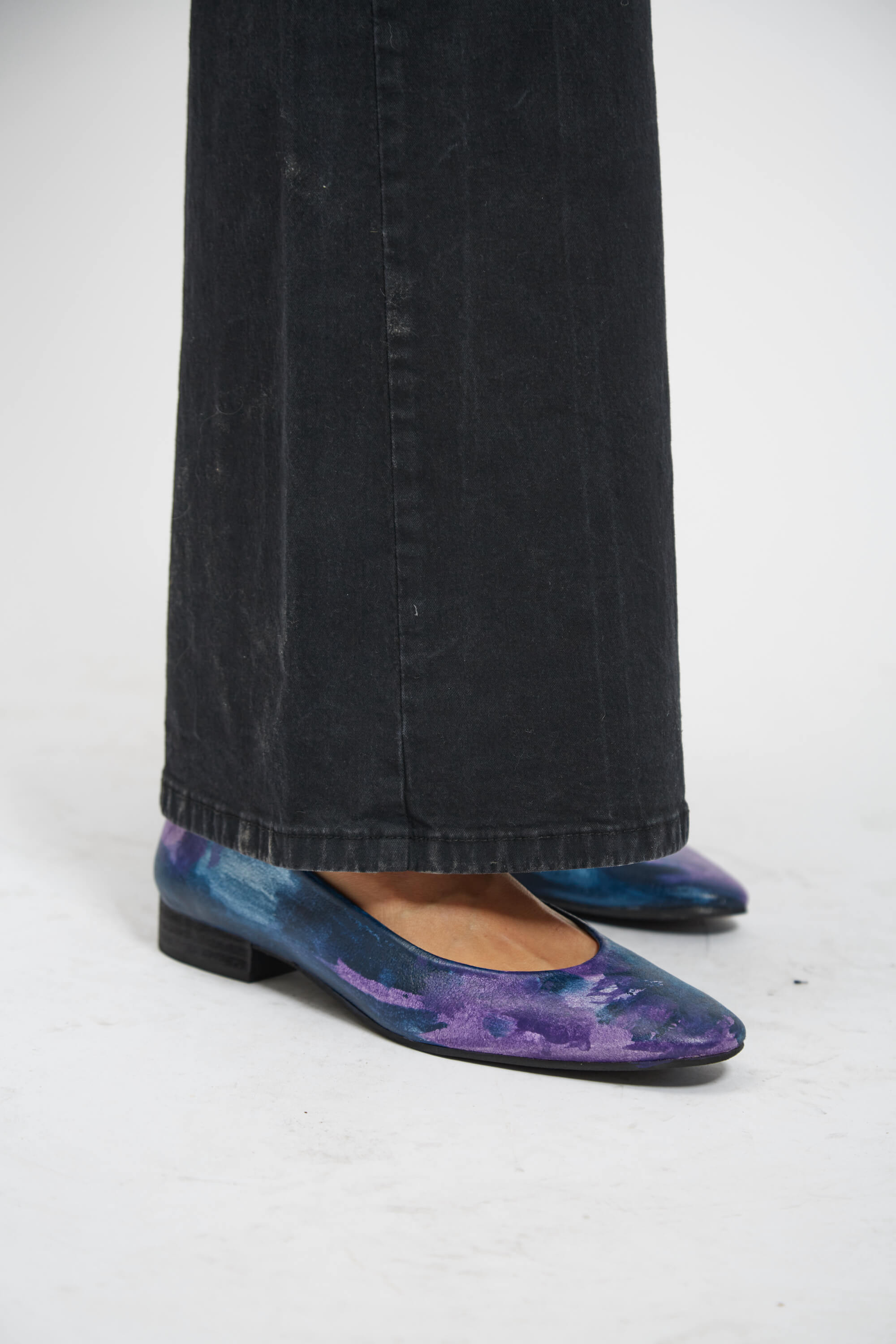 Blue Sky Hand-Painted Ballerinas