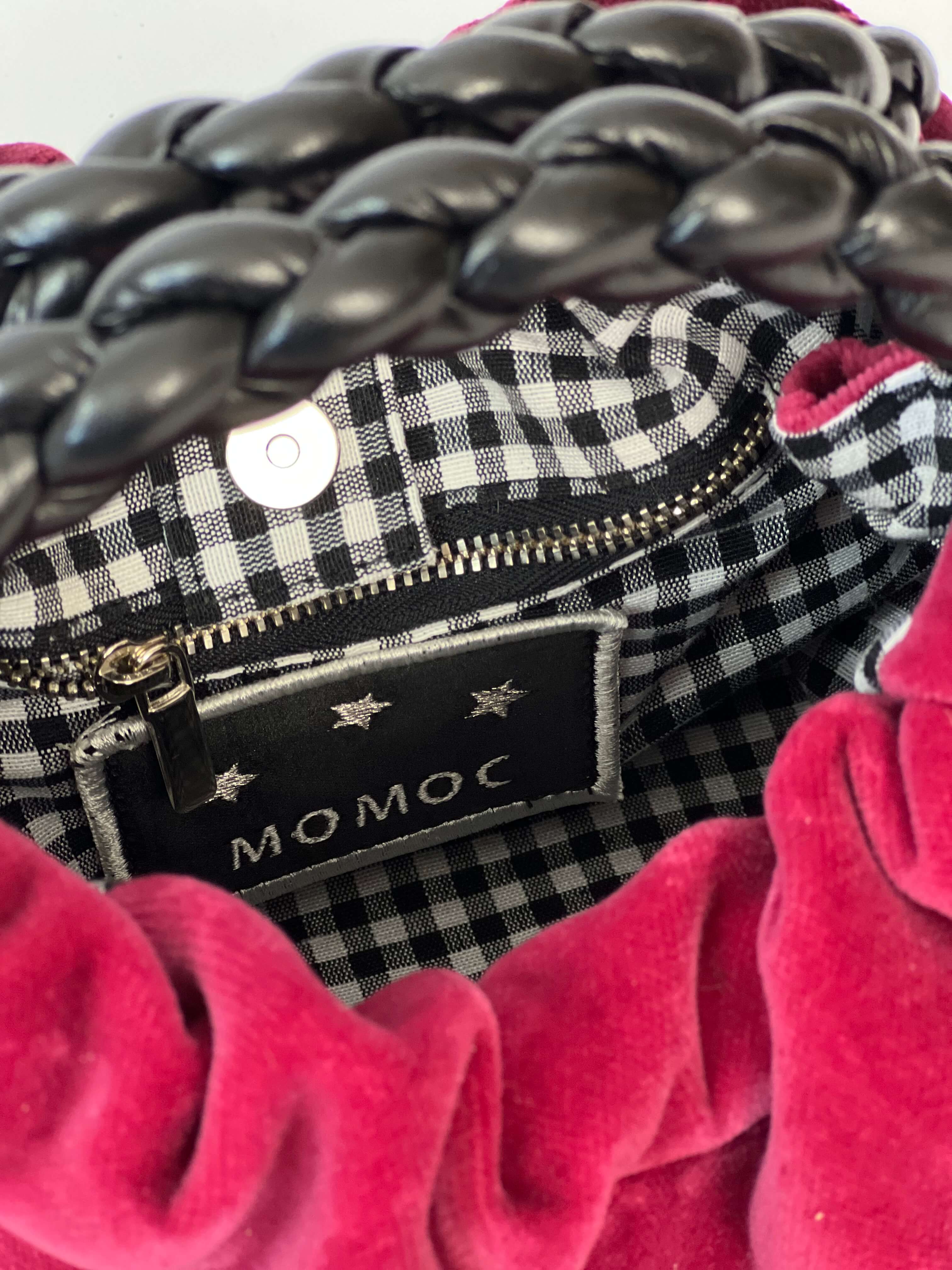 Momoc Bolso de mano Bicolor Mini Pink