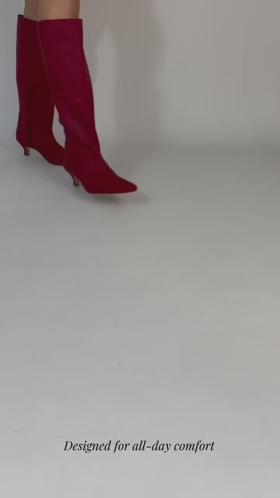Momoc Rioja burgundy boots video designed for all-day comfort sustainable handmade Portugal | Momoc Shoes Spain