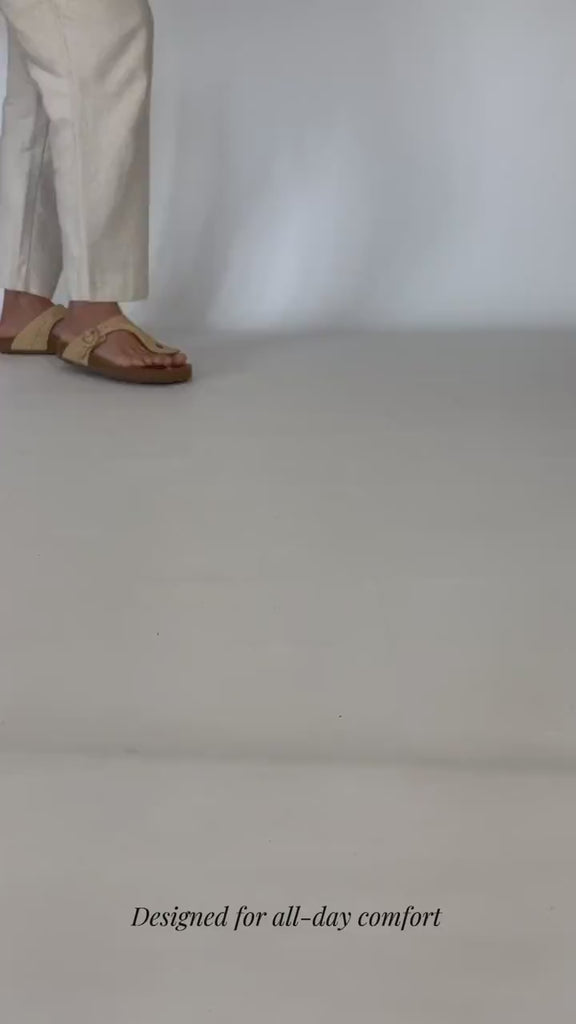 Momoc Altea natural woven raffia sandal walking cork latex platform detail | Momoc Shoes