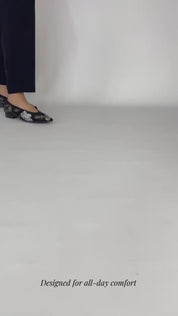 Bolboreta gold ballet flats walking video | Momoc Shoes