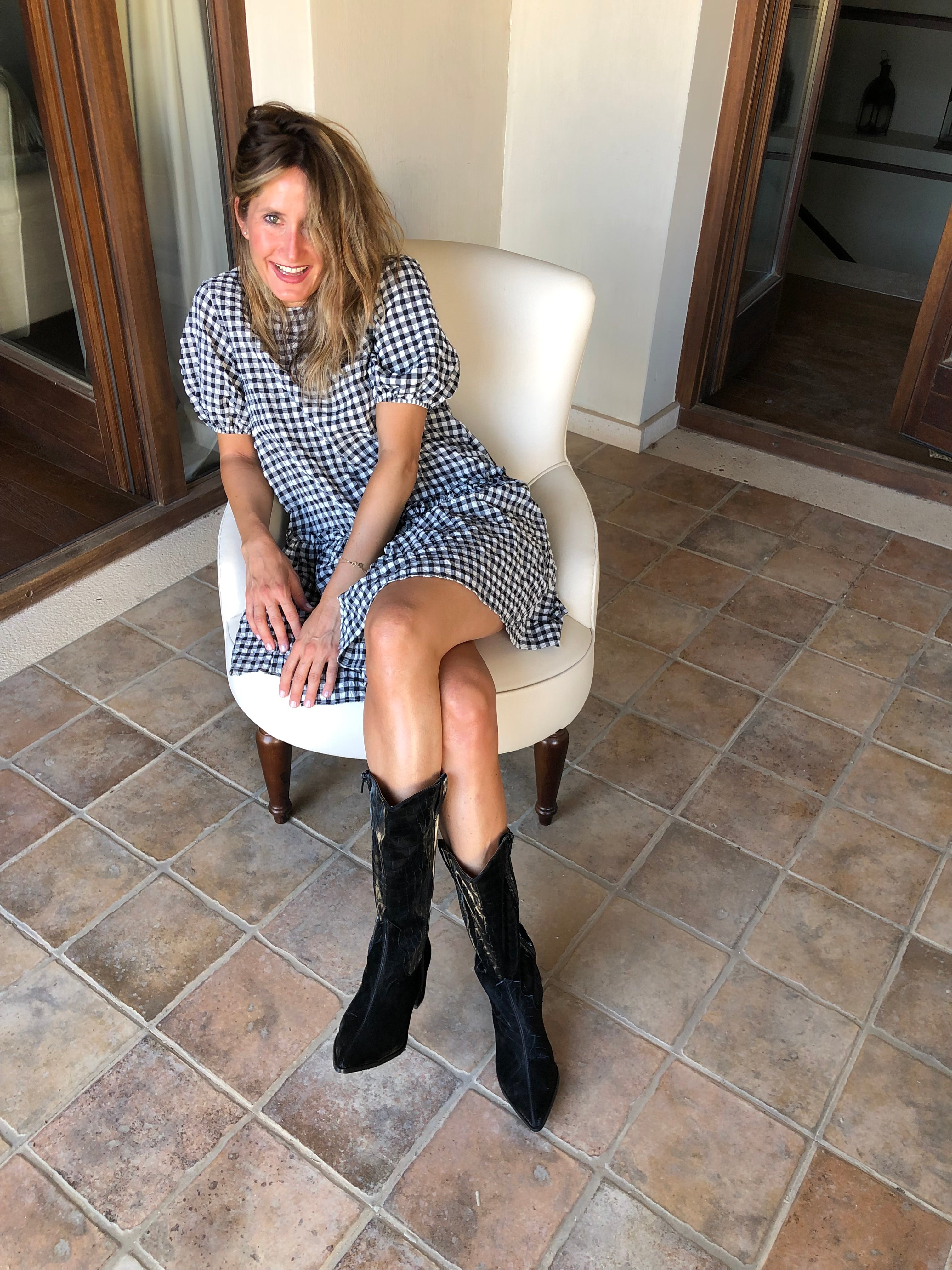 Coco Vinyl Corn Cowboy Boots vegan